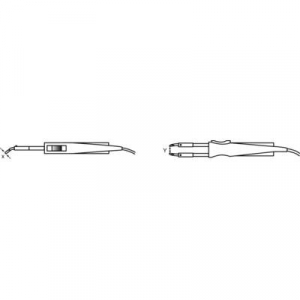 Weller WTA-4 rövid, széles, alacsony profilú véső formájú pákahegy, forrasztóhegy 12.5 mm