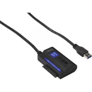 USB kábel 1x USB 3.0 dugó A - 1x 1.20 m Fekete Digitus