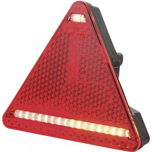 LED-es háromszög alakú utánfutó lámpa, 12/24 V, SecoRüt 95330