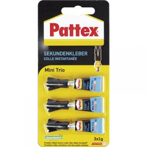 Pattex mini pillanatragasztó készlet 3x1g Pattex Mini Trio PSMT2