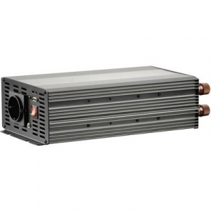 Inverter VOLTCRAFT MSW 2000-12-G USB 2000 W 12 V/DC 11.4 - 14.4 V csavaros csipeszek