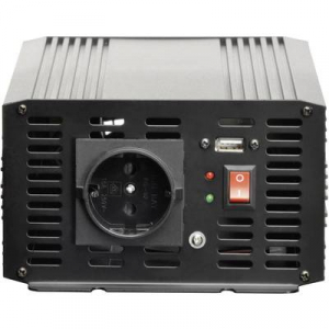 Inverter VOLTCRAFT MSW 2000-12-G USB 2000 W 12 V/DC 11.4 - 14.4 V csavaros csipeszek