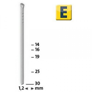 Tűzőszeg J/30 típus 1000db-os készlet 30 mm x 1.2 mm Novus 044-0066