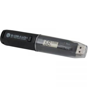 Lascar Electronics EL-USB-2-LCD+ Multi adatgyűjtő Mérési méret Hőmérséklet, Légnedvesség -35 ... 80 °C 0 ... 100 % rF