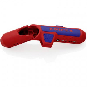 Knipex 16 95 02 SB ErgoStrip Kábel csupaszoló Alkalmas Kerek vezetékek, Nedves helyiség kábel, Adtavezeték, Koax kábel 4.8 ... 13 mm 0.2 ... 4 mm2