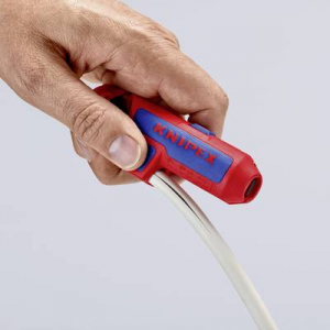 Knipex 16 95 02 SB ErgoStrip Kábel csupaszoló Alkalmas Kerek vezetékek, Nedves helyiség kábel, Adtavezeték, Koax kábel 4.8 ... 13 mm 0.2 ... 4 mm2