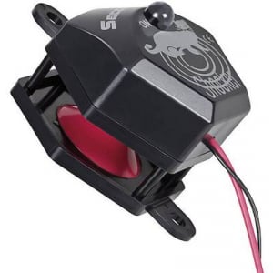 Autós nyestriasztó és menyétriasztó, ultrahangos és optikai riasztás, 12V/24V, SecoRüt 90126