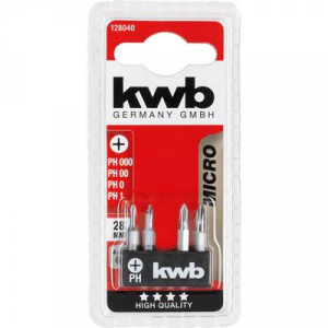 Bit készlet kwb 128040 Acél 1 db