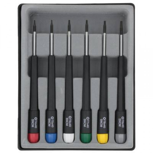 T profilú Torx csavarhúzó készlet, 6 részes, pengehossz 40 mm, T4-T9, Donau 280-67