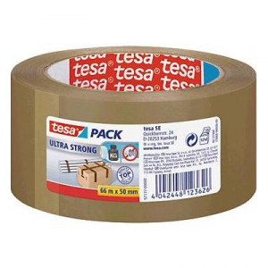 Tesa csomagoló ragasztószalag, barna (H x Sz) 66 m x 50 mm TESA Tesapack® Ultra Strong