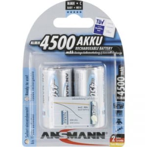 Ansmann maxE HR14 Babyakku NiMH 4500 mAh 1.2 V 2 db