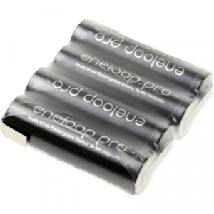 Eneloop XX ceruza(AA) akku pack, 4,8V, ZLF 2500mAh, 58x14,5x50,5 mm