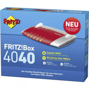 AVM FRITZ!Box 4040 WLAN router 2.4 GHz, 5 GHz 1.3 Gbit/s