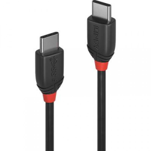 LINDY USB 3.1 (Gen 2) Csatlakozókábel [1x USB-C™ dugó - 1x USB-C™ dugó] 1.50 m Fekete