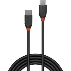 LINDY USB 3.1 (Gen 2) Csatlakozókábel [1x USB-C™ dugó - 1x USB-C™ dugó] 1.50 m Fekete