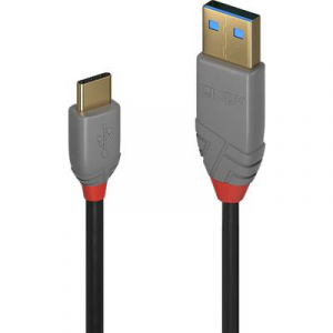 LINDY USB 2.0 Csatlakozókábel [1x USB 2.0 dugó, A típus - 1x USB-C™ dugó] 1.00 m Fekete