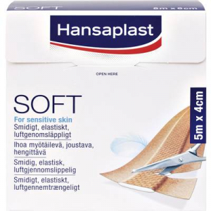 1556526 Hansaplast SOFT vakolatok (H x Sz) 5 m x 4 cm