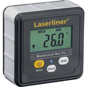 Laserliner MasterLevel Box Pro (BLE) 081.262A Digitális vízmérték 28 mm 360 ° Kalibrált: Gyári standard (tanusítvány nélkül)