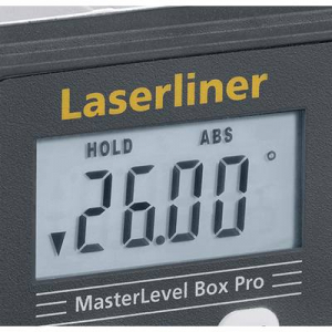 Laserliner MasterLevel Box Pro (BLE) 081.262A Digitális vízmérték 28 mm 360 ° Kalibrált: Gyári standard (tanusítvány nélkül)