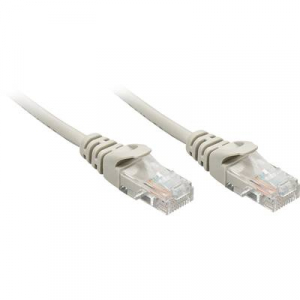 RJ45 Hálózat Csatlakozókábel CAT 5e U/UTP 20.00 m Szürke LINDY