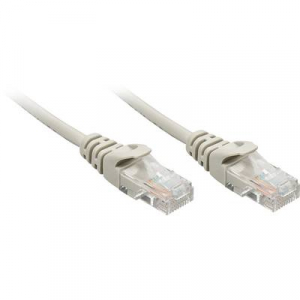 RJ45 Hálózat Csatlakozókábel CAT 5e U/UTP 50.00 m Szürke LINDY