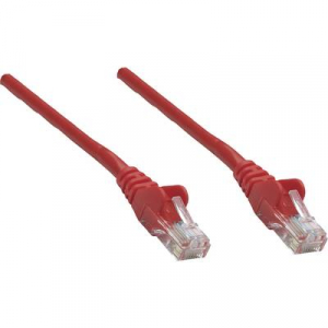 RJ45 Hálózat Csatlakozókábel CAT 6 U/UTP 1.50 m Piros Intellinet