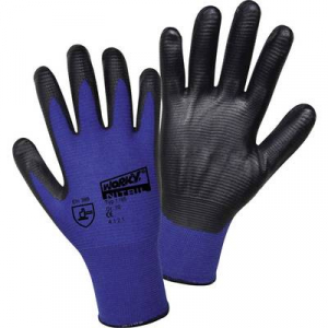 L+D worky Nylon Super Grip Nitrile 1165-8 Nylon Munkakesztyű Méret (kesztyű): 8, M EN 388 CAT II 1 pár