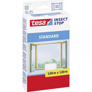 TESA® STANDARD szúnyogháló ablakra, 1 x 1 m, fehér