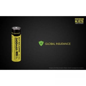 NiteCore NL1826 Speciális akku 18650 Lítiumion 3.7 V 2600 mAh