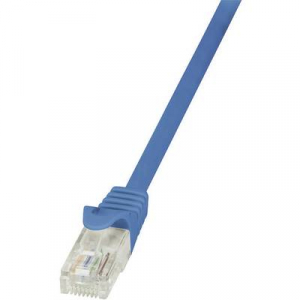 RJ45 Hálózati csatlakozókábel, CAT 6 U/UTP [1x RJ45 dugó - 1x RJ45 dugó] 2 m, kék LogiLink