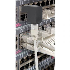 CAT5e RJ45-Adapter 90°ban lefelé hajlítva, Renkforce