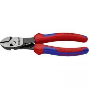 Knipex TwinForce 73 72 180 F Műhely Erő oldalcsípőfogó Fazettával 180 mm