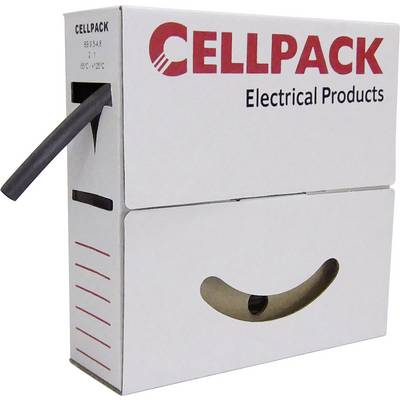 CellPack 127081 Zsugorcső ragasztó nélkül Fekete 19.10 mm Zsugorodási arány:2:1 7 m