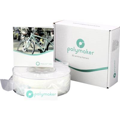 Polymaker 70630 3D nyomtatószál PolyLite ABS műanyag 2.85 mm Fehér 1 kg