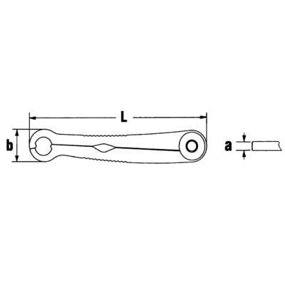 Racsnis egygyűrűs kulcs 1 db 14 mm Stahlwille 240 14-9/16 41101414