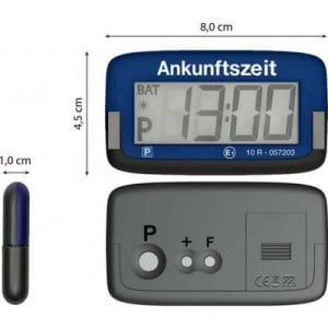 Elektronikus parkolóóra 800 x 45 x 10 mm öntapadós Needit ParkMicro PS1800