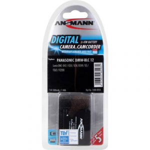 DMW-BLC12E Panasonic kamera akku 7,4V 1000 mAh, Ansmann