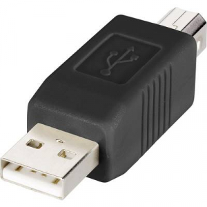 USB 2.0 adapter A dugó/B dugó, Renkforce