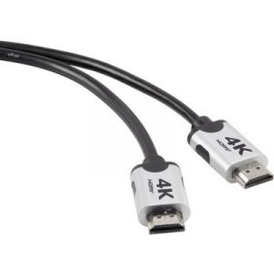 Prémium HDMI 4k/Ultra-HD Csatlakozókábel[1x HDMI dugó - 1x HDMI dugó]1.00 mFeketeSpeaKa Professional