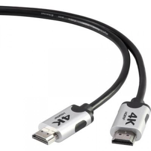 Prémium HDMI 4k/Ultra-HD Csatlakozókábel[1x HDMI dugó - 1x HDMI dugó]1.00 mFeketeSpeaKa Professional