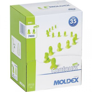 Moldex 740301 Contours small Hallásvédő füldugó 35 dB eldobható 200 pár