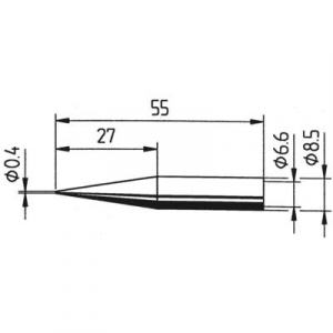 Ersa 842 pákahegy, forrasztóhegy 842 UD LF ceruza formájú hegy 0.4 mm