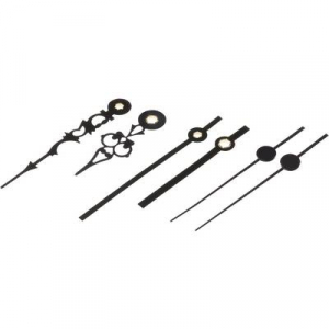 &Oacute;ramutat&oacute; k&eacute;szlet, antik + modern, alu, fekete, 55 x 75 x 60 mm