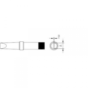 Weller pákahegy PT sorozat PT-A6 Kétoldalt lapított 1.6 mm