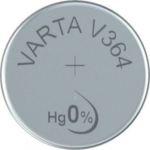 364 gombelem, ezüstoxid, 1,55V, 20 mAh, Varta SR621SW, SR60, SR621, V364, D364, 602, T, 280-34, SB-AG, SB-DG