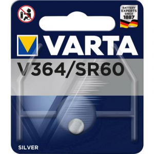 364 gombelem, ezüstoxid, 1,55V, 20 mAh, Varta SR621SW, SR60, SR621, V364, D364, 602, T, 280-34, SB-AG, SB-DG