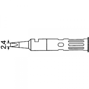 Weller WP60 pákahegy, forrasztóhegy 2,4 mm-es véső formájú T0051644499