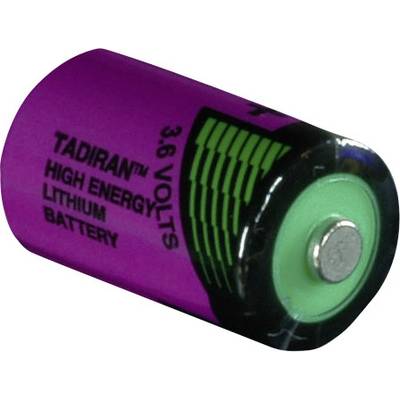 1/2 AA lítium elem, 3,6V 1100 mAh, 15 x 25 mm, Tadiran SL750/S