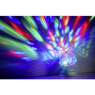 LED-es diszkógömb, RGB effektsugárzó fényeffekt 3 W Renkforce 1517503