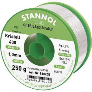 Forrasztóhuzal 1,0mm/250g FLOWTIN TSC